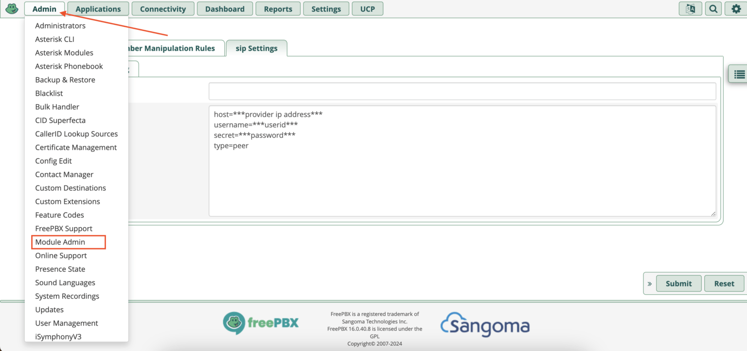 FreePBX SIP Trunk - SIP Trunk Configuration in FreePBX - piecebyte